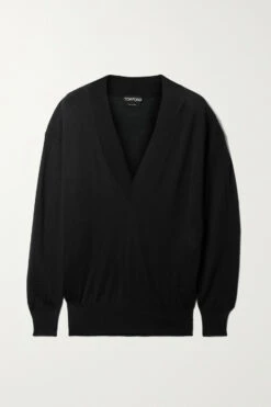 Outlet 🔔 TOM FORD Cashmere And Silk-blend Sweater In Black ⌛