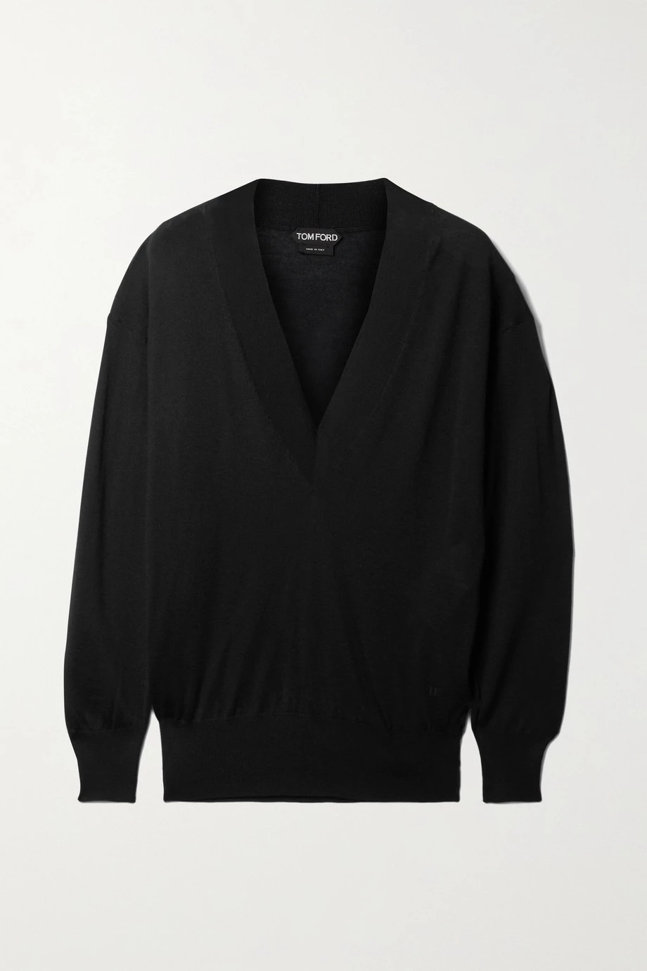 Outlet 🔔 TOM FORD Cashmere And Silk-blend Sweater In Black ⌛