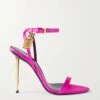 Cheapest 💯 TOM FORD Padlock Satin 🩴 Sandals In Fuchsia 🌟