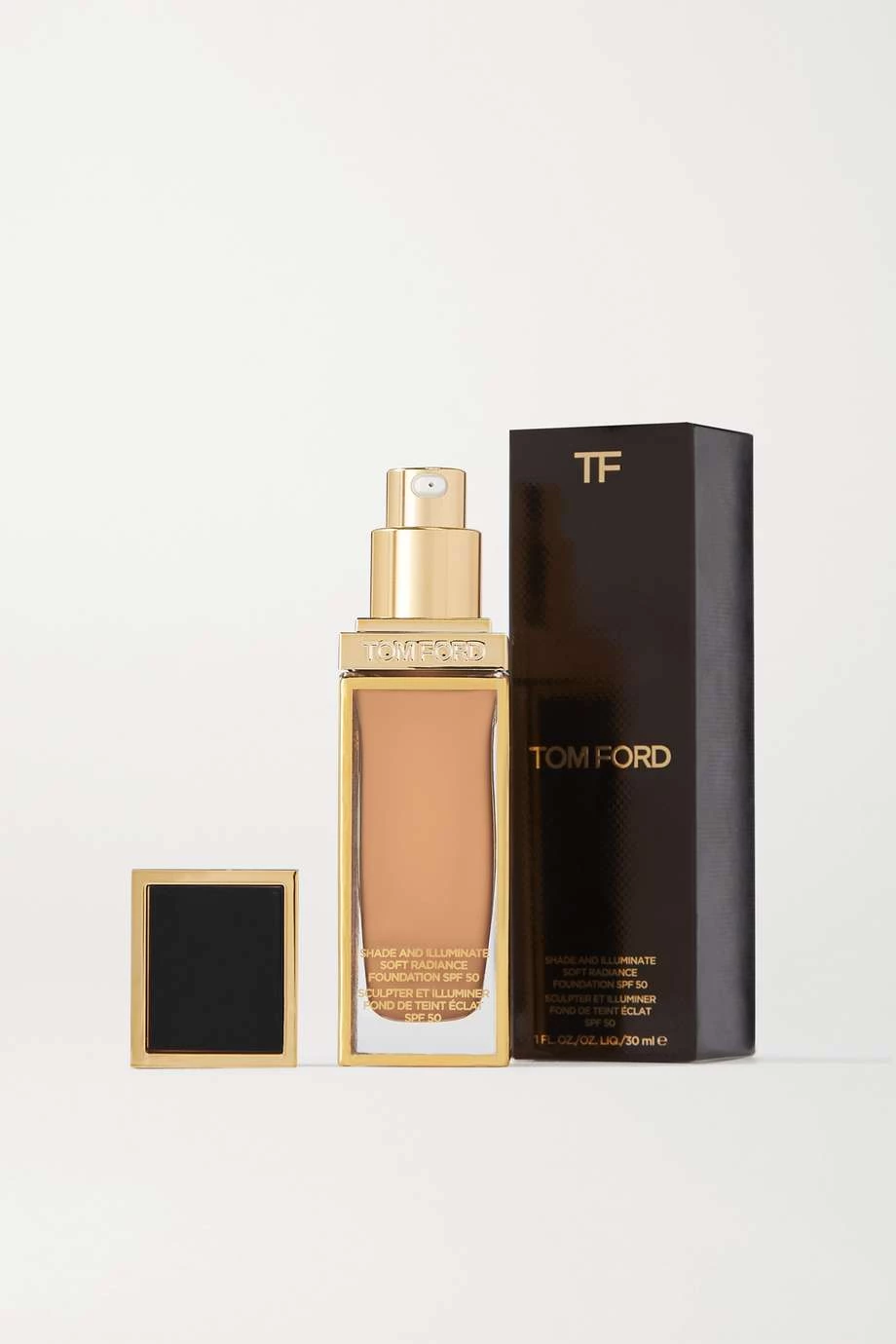 Outlet 💯 TOM FORD BEAUTY Shade And Illuminate Soft Radiance Foundation SPF50 - 6.5 Sable, 30ml In Neutral 🔥 – Image 3
