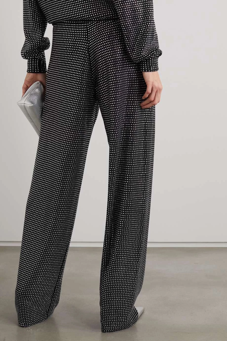 Best reviews of 🎉 TOM FORD Crystal-embellished Cashmere Wide-leg Pants In Black ✨ – Image 4