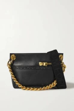 Best Sale 🧨 TOM FORD Small Debossed Leather Shoulder Bag In Black 🥰