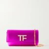 Budget 🔥 TOM FORD Mini Embellished Satin Shoulder Bag In Pink 🎁