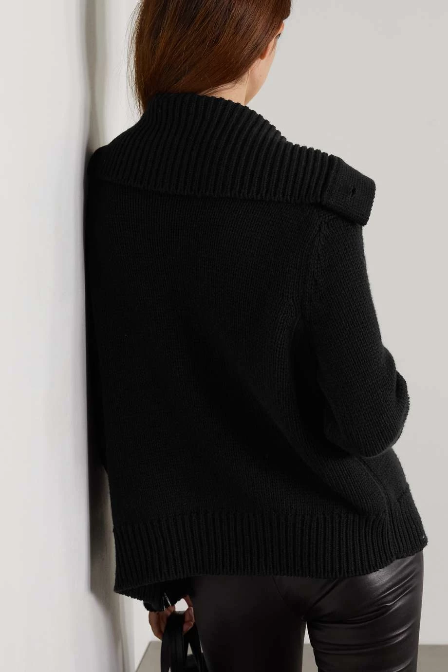 Top 10 💯 TOM FORD Cashmere And Cotton-blend Sweater In Black 🔔 – Image 4