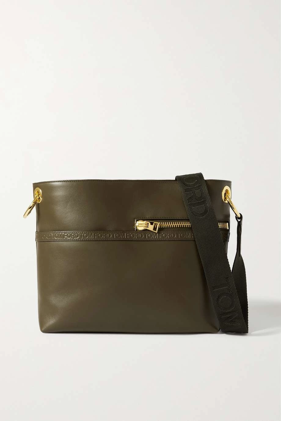 Best Sale 😍 TOM FORD Medium Debossed Leather Shoulder Bag In Green 😍