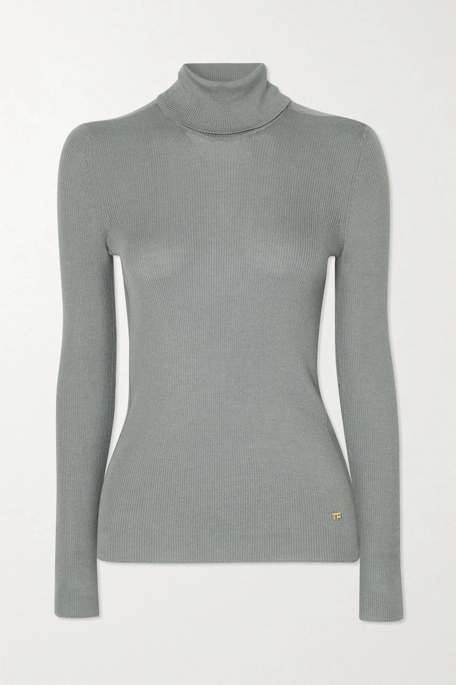 Discount ⭐ TOM FORD Ribbed Cashmere And Silk-blend Turtleneck Top In Gray 😉