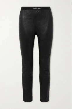 Cheapest 🧨 TOM FORD Leather Leggings In Black 😍