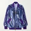 Best Sale 💯 TOM FORD Satin-trimmed Sequined Tulle Jacket In Lilac ✔️