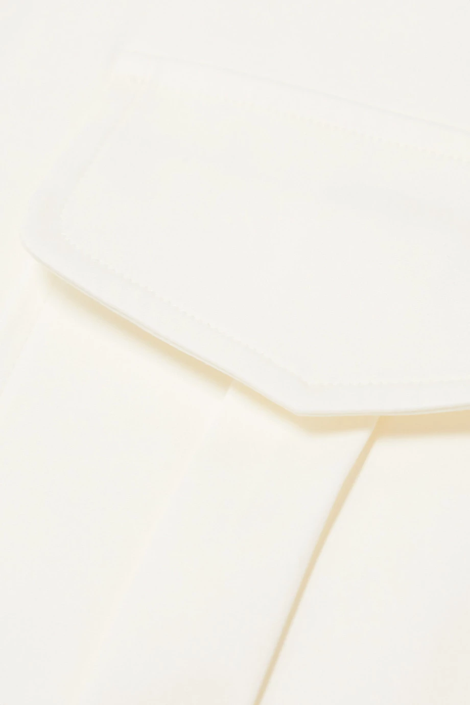 Cheapest 🎁 TOM FORD Cotton-blend Satin 👕 Shirt In Off-white 🤩 – Image 5