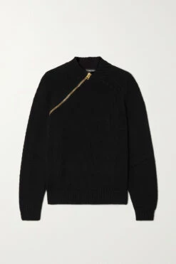 Discount 🎁 TOM FORD Cashmere And Cotton-blend Sweater In Black ✨