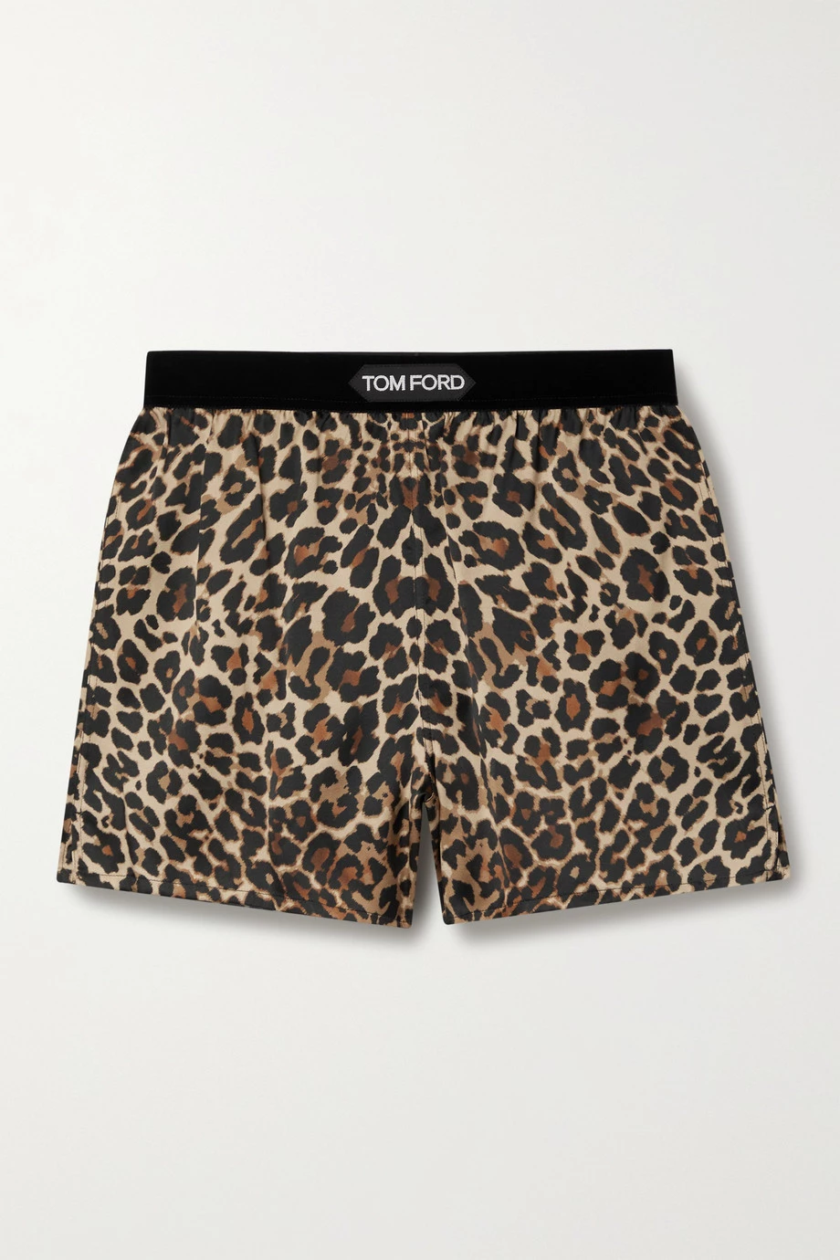 Best reviews of ✨ TOM FORD Velvet-trimmed Leopard-print Silk-blend Satin Shorts In Leopard Print 🔥