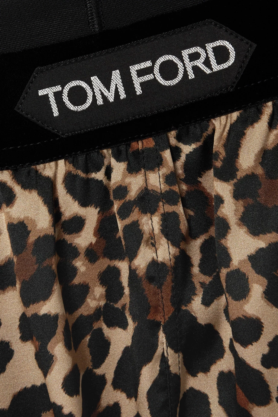 Best reviews of ✨ TOM FORD Velvet-trimmed Leopard-print Silk-blend Satin Shorts In Leopard Print 🔥 – Image 4