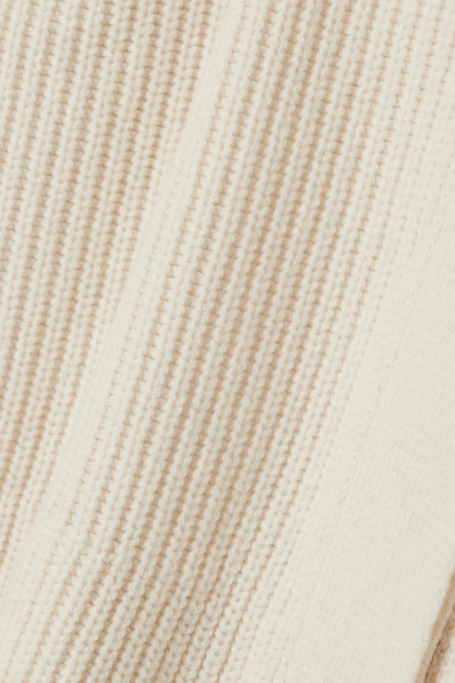 Discount 🔔 TOM FORD Ribbed Wool And Cashmere-blend Cardigan In White 🔥 – Image 4