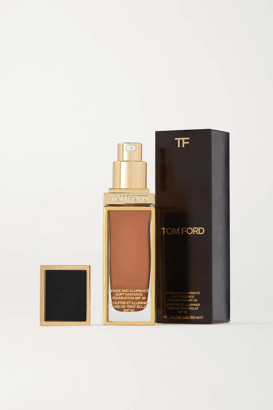 Flash Sale 😉 TOM FORD BEAUTY Shade And Illuminate Soft Radiance Foundation SPF50 - 9.7 Cool Dusk, 30ml In Neutral 🔔 – Image 3