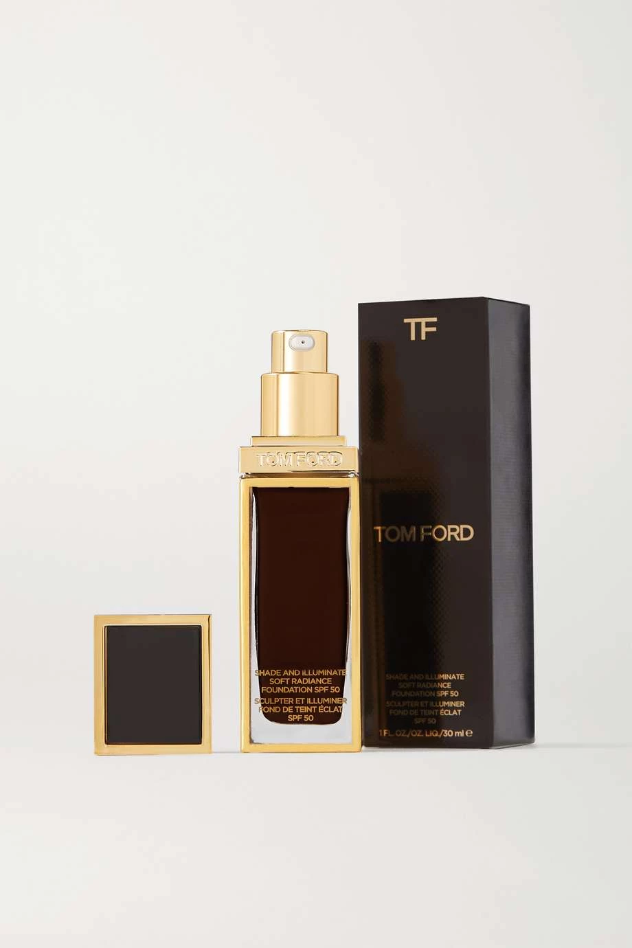 Hot Sale 👏 TOM FORD BEAUTY Shade And Illuminate Soft Radiance Foundation SPF50 - 11.7 Nutmeg, 30ml In Neutral 💯 – Image 3