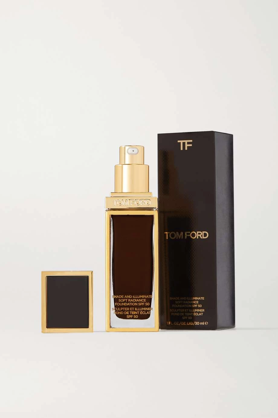 Flash Sale 🔔 TOM FORD BEAUTY Shade And Illuminate Soft Radiance Foundation SPF50 - 12.5 Walnut, 30ml In Neutral 👏 – Image 3