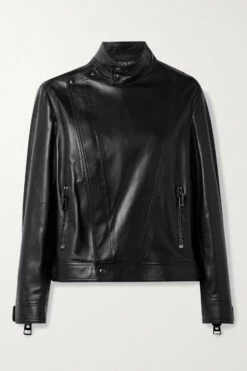 Budget 🥰 TOM FORD Leather Biker Jacket In Black 🥰